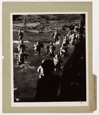 The Yanks Hit Cape Sansapor From Coast Guard-Manned LST