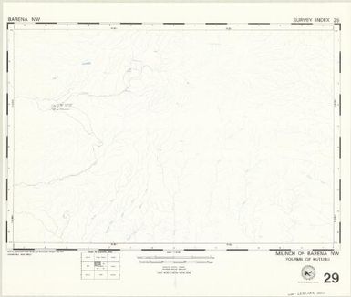 Milinch of ... : fourmil of ... (29 - Fourmil of Kutubu - Milinch of Barena NW)