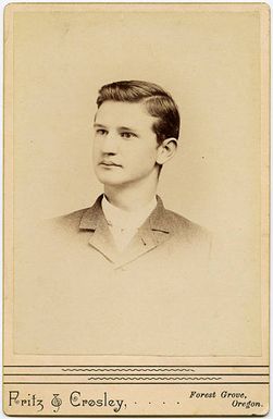 Portrait of a younger John U. Smith