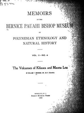 Memoirs of the Bernice Pauahi Bishop Museum of Polynesian Ethnology and Natural History