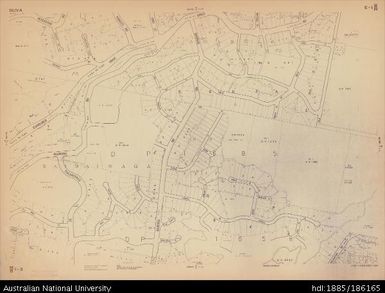 Fiji, Viti Levu, Suva, Cadastral, 2-Chain Series, Sheet M8-1-3, 1962, 1:1 584