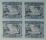 Stamps: Niue and Cook Islands Two and a Half Pence