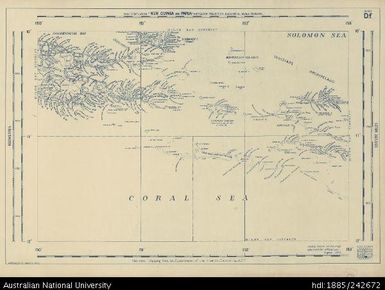 Papua New Guinea, New Guinea and Papua, Base Compilation, Base Compilation Series, Sheet D.f., 1952, 1:600 000