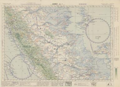 Australian aeronautical map: Palembang (Sheet A1)