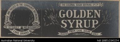Golden Syrup label