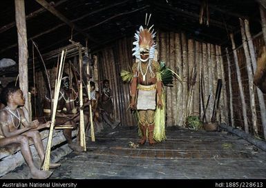 The curing dance began at about 2·00 am after many hours of body painting and dressing