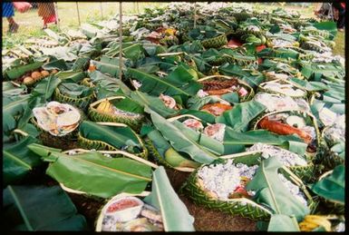 Baskets of food, Tonga