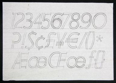 Churchward Legible Medium Condensed Italic Sketch