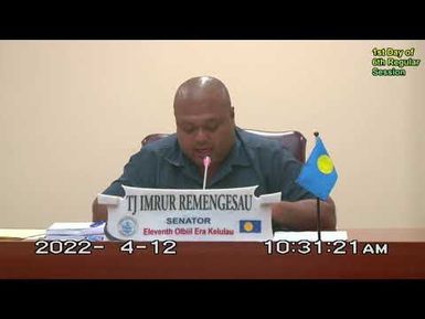 1st day of 6th Regular Session