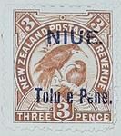 Stamp: New Zealand - Niue Three Pence