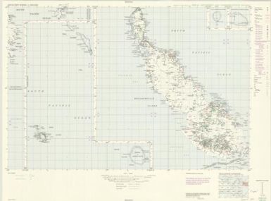 Papua New Guinea 1:500 000 settlement and communication (Sheet PNG  18)