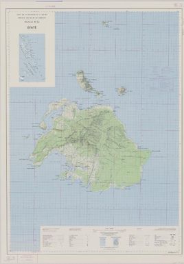 Carte de la Melanesie au 1100.000.: Efate (Sheet 12)