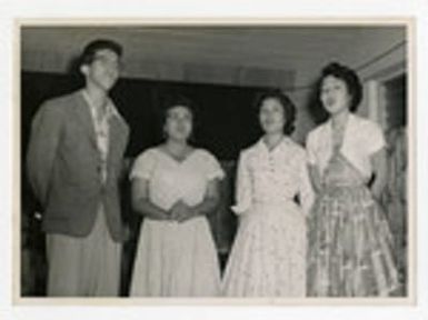 Women and one man