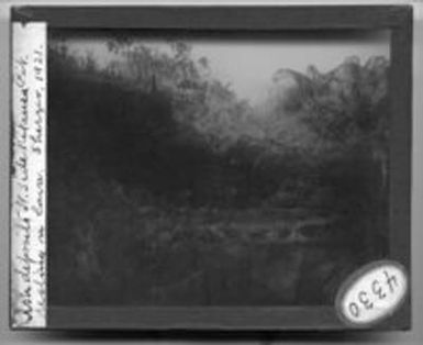 Ash deposits. Northside Kilauea pit, resting on lava. 1921