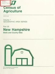 1987 census of agriculture, pt.29- New Hampshire