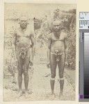 Two men in traditional dress, Tanna, ca. 1890