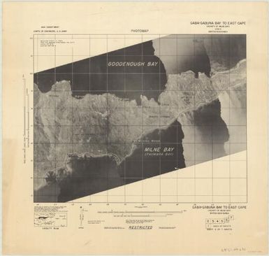 [Papua New Guinea 1:30,000 photomap] (Gaba-Gabuna to East Cape 6)