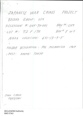 Micronesia (Apr. 1969) part 1