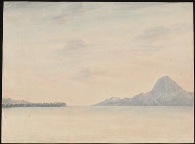 A part of Oparre and part of the island of Moreea [i.e. Moorea], or Imao, from anchor in Matavai Bay / George Tobin