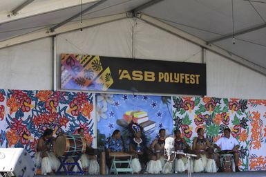 Cook Islands stage, ASB Polyfest 2015.