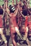 Adolescent girls doing a circle dance