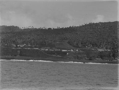 [View of coastline from across the water]