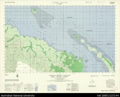 Papua New Guinea, New Ireland, Ysabel Passage, Series: AMS T795, Sheet 5850 I, 1966, 1:50 000