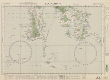 Australian aeronautical map: Makassar (Sheet B4)