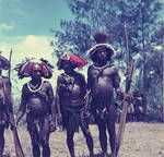 Huri men, Tari, [Papua New Guinea], 1956