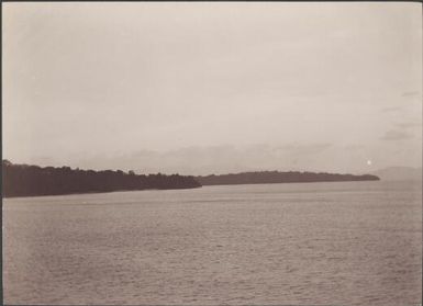 Coast of Ugi, looking south from Selwyn Bay, Solomon Islands, 1906 / J.W. Beattie
