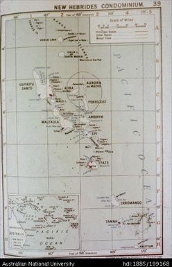 New Hebrides map