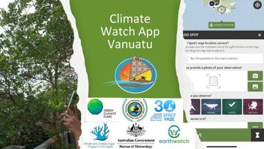 Climate Watch App Vanuatu