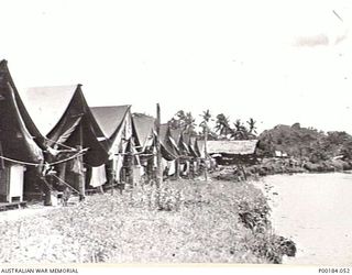 AITAPE. 1945. NURSES TENTS, 2/11 AUSTRALIAN GENERAL HOSPITAL