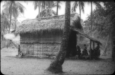 Copra-drying : Goodenough Island, D'Entrecasteaux Islands, Papua New Guinea, 1956-1958 / Terence and Margaret Spencer