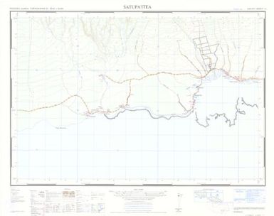 Western Samoa topographical map 1:20,000: Satupa'itea (Sheet 15)