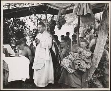 Navy chaplain, marines, Saipan