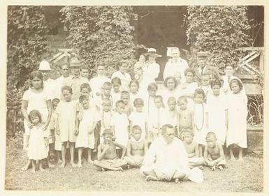 Party at Mulinu'u. From the album: Skerman family album