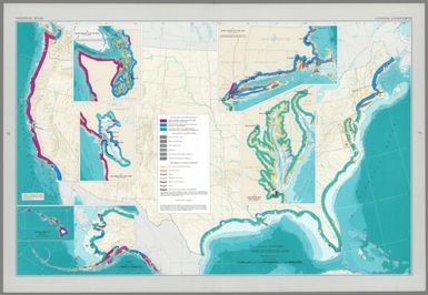 Coastal landforms / compiled by Robert Dolan, University of Virginia, assisted by Kenton Bosserman and Wilson Felder, 1967.