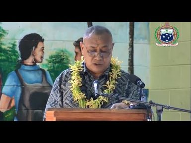 Hon. Olo Fiti Afoa Va’ai - Decarbonization Strategy Transport Sector, Land Use & Mobility Plan