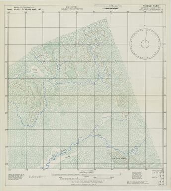 Map of Tekessi River