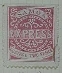 Stamp: Samoan Two Pence