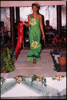 Miss Tonga Australia on catwalk, Tonga