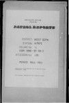 Patrol Reports. West Sepik District, Aitape, 1968 - 1969