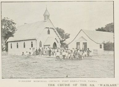 Workers' Memorial Church, Port Resolution, Tanna