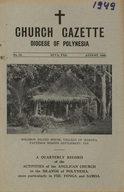 Church Gazette, Polynesia: August 1949