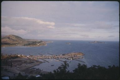 Causeway and marina (1) : Port Moresby, Papua New Guinea, 1975 / Terence and Margaret Spencer