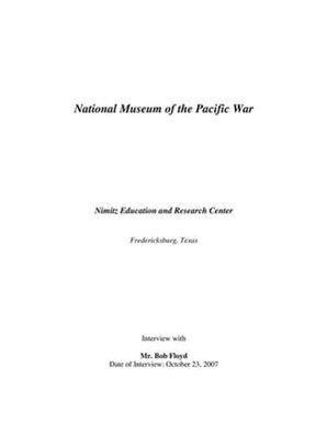 Oral History Interview with Bob Floyd, October 23, 2007