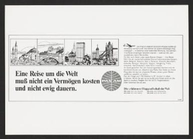 Eine Reise um die Welt muß nicht ein Vermögen kosten und nicht ewig dauern.