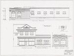 Addition To Store Front and Side Elevation also Framing Elevations Hammond Lumber Co. Eureka Cal