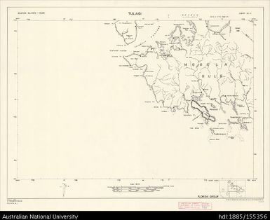 Solomon Islands, Florida Group, Tulagi, Series: D.O.S. Repro 2 (Sketch), Sheet 21, 1968, 1:50 000